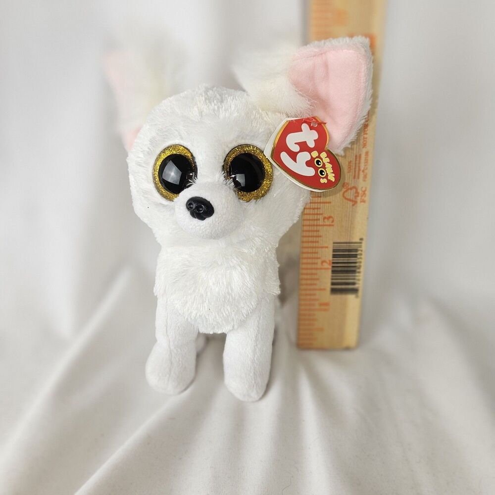 TY BEANIE BOOS - PHOENIX the 9" WHITE FENNIC FOX - MINT with MINT TAG